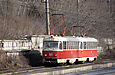 Tatra-T3SU #513-514 26-го маршрута на Журавлевском спуске