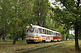 Tatra-T3SU #513-514 23-го маршрута на Московском проспекте в районе улицы Плиточной