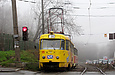 Tatra-T3SU #515-516 26-го маршрута на Журавлевском спуске перед перекрестком с улицей Пушкинской