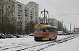 Tatra-T3SU #517 маршрута 16-А на улице Академика Павлова