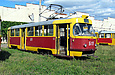 Tatra-T3SU #519 возле производственного корпуса в Салтовском трамвайном депо