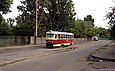 Tatra-T3SU #540 16-го маршрута на улице Веринской возле пересечения с улицей Якира