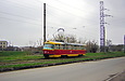 Tatra-T3SU #637 маршрута 16-А на улице Веринской