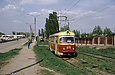 Tatra-T3SU #572 16-го маршрута на проспекте Тракторостроителей