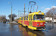 Tatra-T3SU #581-582 26-го маршрута на проспекте Тракторостроителей возле улицы Хабарова