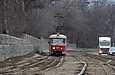 Tatra-T3SU #581-582 26-го маршрута на Журавлевском спуске
