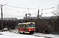 Tatra-T3SU #581 23-го маршрута на проспекте Тракторостроителей в районе улицы Тимуровцев