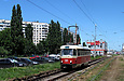 Tatra-T3SU #581 27-го маршрута на улице Академика Павлова возле 522-го микрорайона