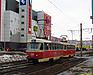 Tatra-T3SU #581-582 26-го маршрута на улице Героев Труда возле ТРЦ "Караван"