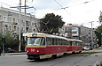 Tatra-T3SU #581-582 26-го маршрута на улице Веснина