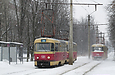Tatra-T3SU #581-582 и #645-646 26-го маршрута на Московском проспекте