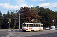 Tatra-T3SU #581 5-го маршрута на Московском проспекте на перекрестке с улицей Академика Павлова