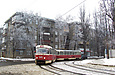 Tatra-T3SU #585-586 26-го маршрута на перекрестке улиц Мироносицкой и Веснина