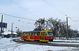 Tatra-T3SU #587 16-го маршрута на перекрестке улиц Веринской и Бестужева