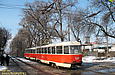 Tatra-T3SU #589-590 26-го маршрута на Московском проспекте в районе станции метро "Имени О.С. Масельского"