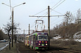 Tatra-T3SU #592-593 26-го маршрута на проспекте Тракторостроителей между улицами Танковой и Хабарова