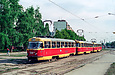 Tatra-T3SU #598-599-600 23-го маршрута на проспекте Тракторостроителей в районе улицы Механизаторской