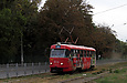 Tatra-T3SU #599 8-го маршрута на площади Защитников Украины в районе Московского проспекта