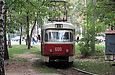 Tatra-T3SU #600-660 26-го маршрута на конечной станции "Парк им. Горького"