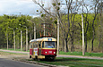 Tatra-T3SU #600 8-го маршрута на улице Морозова в районе Аллеи славы