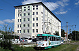 Tatra-T3SU #625 8-го маршрута на Салтовском шоссе в районе улицы Ахиезеров