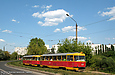 Tatra-T3SU #627-628 26-го маршрута на проспекте Тракторостроителей