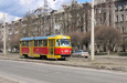 Tatra-T3SU #629 8-го маршрута на улице Морозова в районе пересечения с улицей Дизельной