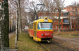 Tatra-T3SU #637 8-го маршрута на конечной станции "улица Войкова"