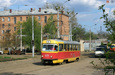 Tatra-T3SU #639 8-го маршрута на территории КП "ХВРЗ"
