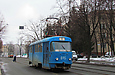 Tatra-T3SU #645 8-го маршрута на Плехановской улице перед выездом на улицу Кирова