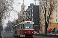 Tatra-T3SU #645-646 27-го маршрута на улице Кирова