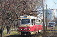 Tatra-T3SU #645-646 26-го маршрута на улице Героев Труда