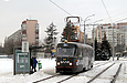 Tatra-T3SU #649 5-го маршрута на улице Плехановской возле станции метро "Спортивная"