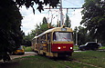 Tatra-T3SU #649-650 26-го маршрута на улице Героев Труда