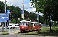 Tatra-T3SU #652-690 26-го маршрута на улице Сумской возле ЦПКиО им. Горького