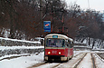 Tatra-T3SU #652-690 26-го маршрута на Журавлевском спуске