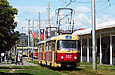 Tatra-T3SU #652-576 26-го маршрута на улице Героев Труда возле одноименной станции метро