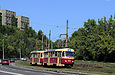 Tatra-T3SU #652-576 26-го маршрута следует по Журавлевскому спуску