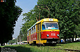 Tatra-T3SU #656 16-го маршрута на улице Героев Труда в районе улицы Гвардейцев Широнинцев