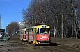Tatra-T3SU #657-576 26-го маршрута на улице Сумской возле конечной "Парк им. Горького"
