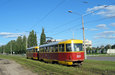 Tatra-T3SU #660-659 22-го маршрута на улице Академика Павлова в районе 15-ой больницы