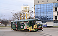 Tatra-T3SUCS #667 5-го маршрута поворачивает с Московского проспекта на площадь Защитников Украины