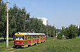 Tatra-T3SU #654-670 23-го маршрута на проспекте Тракторостроителей между улицами Блюхера и Героев Труда