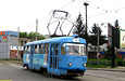 Tatra-T3SU #671 8-го маршрута на улице Плехановской в районе станции метро "Спортивная"