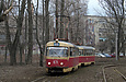 Tatra-T3SU #671-672 26-го маршрута на улице Шевченко следует по кольцу "Журавлевский гидропарк"