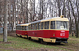 Tatra-T3SU #671-672 26-го маршрута на РК "Парк им. Горького"