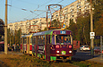 Tatra-T3SU #675-687 28-го маршрута на улице Академика Павлова в районе перекрестка с улицей Пешкова