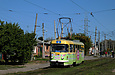 Tatra-T3SU #683 8-го маршрута на улице Академика Павлова в районе Салтовского переулка