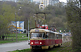 Tatra-T3SU #685-686 26-го маршрута на Журавлевском спуске