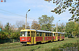 Tatra-T3SU #693-694 27-го маршрута на улице Октябрьской Революции